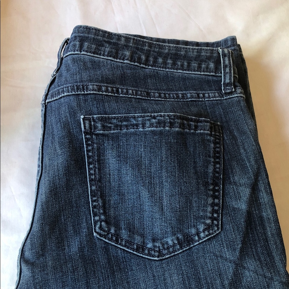 LC Lauren Conrad Women's Skinny Jeans in Dark Blue Wash